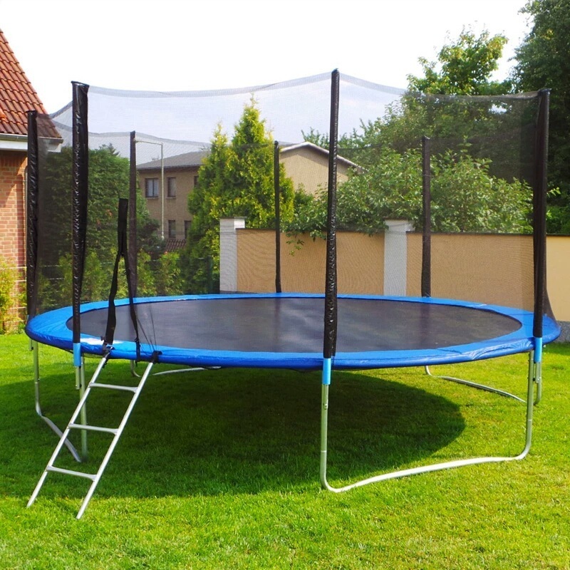 Child Trampolines for Adults With Enclosures Round 5FT 6FT 8FT 10FT 12FT 14FT 16FT Trampoline Outdoor with Safety Net