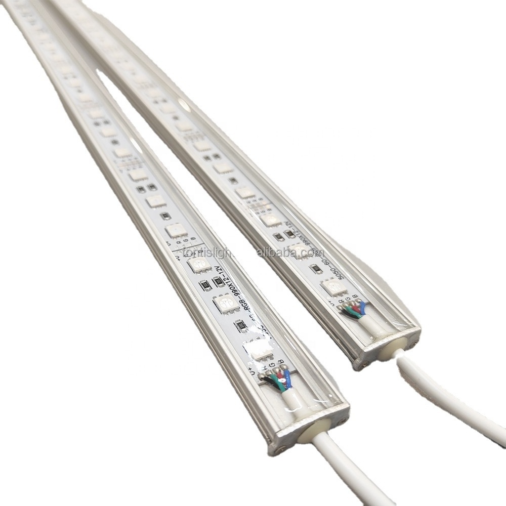 Super good quality IP68 Waterproof RGB Aluminum led linear bar lights for outdoor yard driveway edge facade lighting