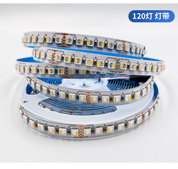 5050 RGBW 4in 1 Flexible LED Strip LED Tape light DC 12V 24V color Changing LED Strip Lights for Home Lighting