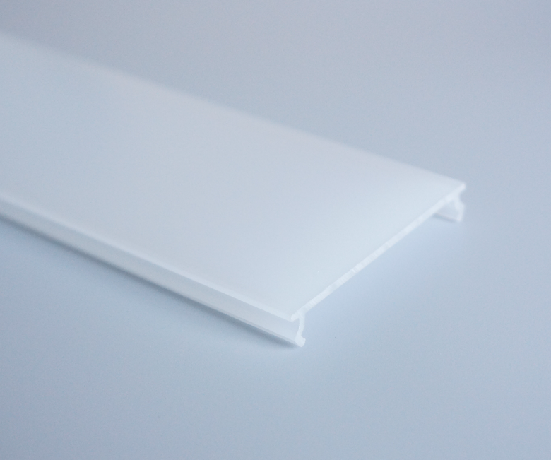 Factory sales custom PC Arc diffusion LED plastics lampshade linear light cover pc cover for led light