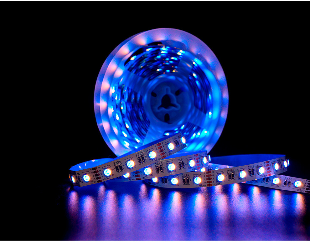 5050 RGBW 4in 1 Flexible LED Strip LED Tape light DC 12V 24V color Changing LED Strip Lights for Home Lighting