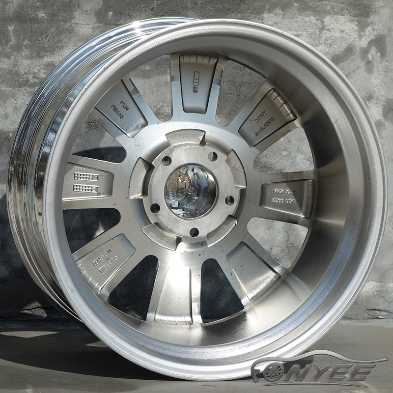 F80255 20inch 6x139.7 5x130 8x165.1 CHROME  alloy wheels car rims