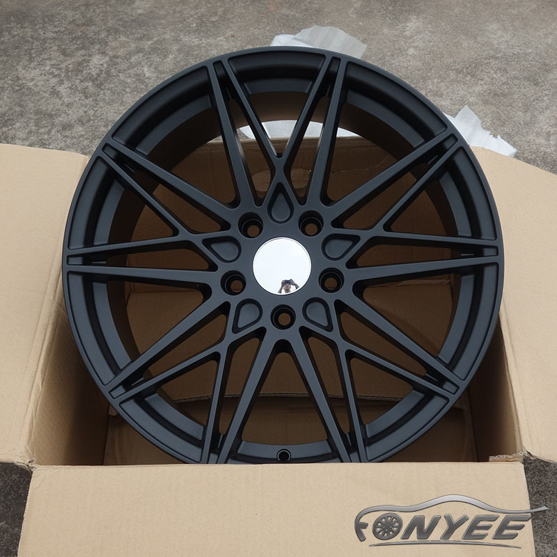 F80C20 18 inch 8.5j ET35 5X120 72.56 72.6 matte black good quality alloy wheels modified for BMW 5 series auto car rims