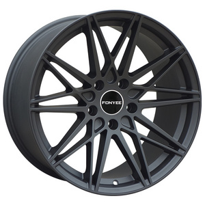 F80C20 18 inch 8.5j ET35 5X120 72.56 72.6 matte black good quality alloy wheels modified for BMW 5 series auto car rims