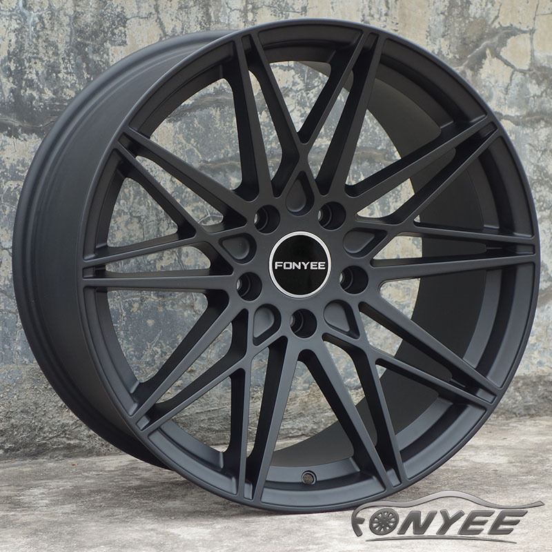 F80C20 18 inch 8.5j ET35 5X120 72.56 72.6 matte black good quality alloy wheels modified for BMW 5 series auto car rims