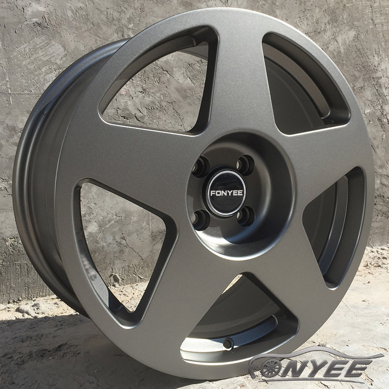 F625220 Fonyee Wheels 17 Inch Five-star Spoke 4 5 Hole Customized Passenger Car Aluminum Alloy Rim