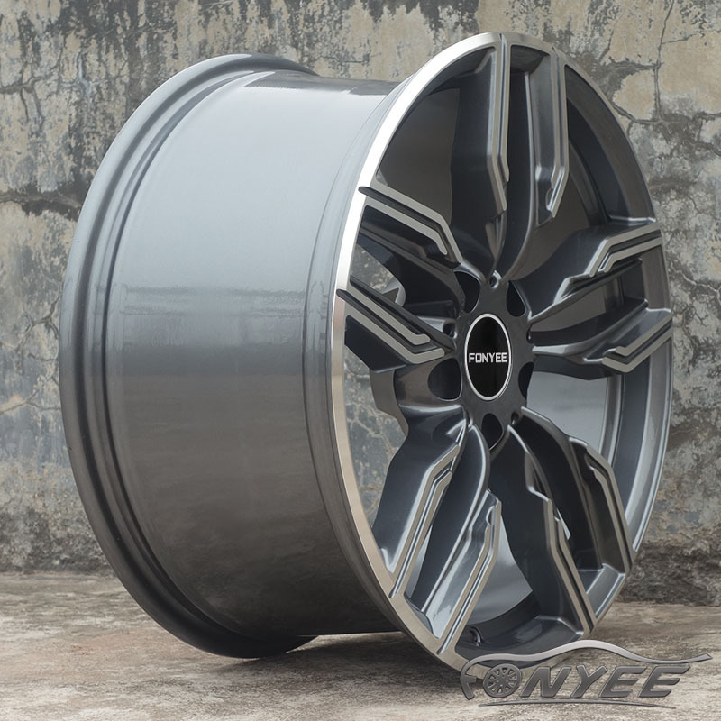 F1001 r 17 18 19 20 inch black spinner 5x112 5X120 alloy wheel original car rim for BMW X5 X6 g30 VW passat atlas teramont rims