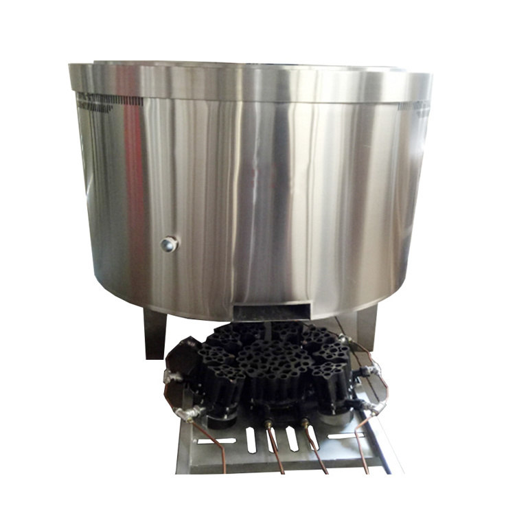 gas stove industrial milk boiling pot/stainless steel boiling tank for broth