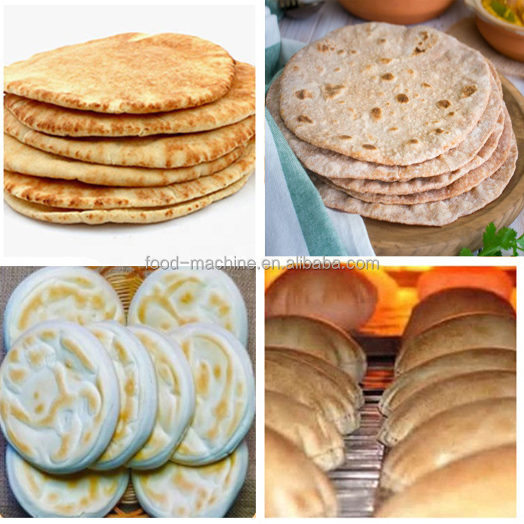 Automatic Grain Products Equipment Roti Lebanese Lavash Naan Bread Chapati Making Machine