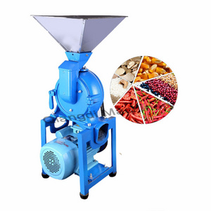 small dry grain electric flour feed mill crusher/corn grinder machine