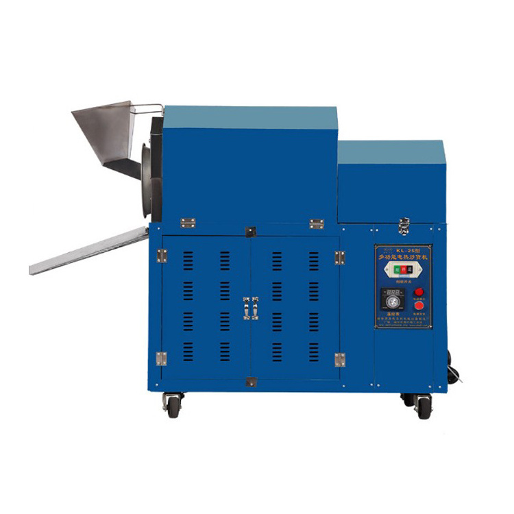 electric continous peanut roaster/pistachio roasting machine/nuts drum dry roaster equipment