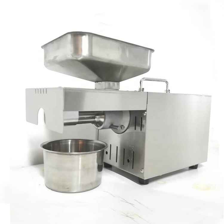 small stainless steel home use mini oil press machine/olive oil making machine