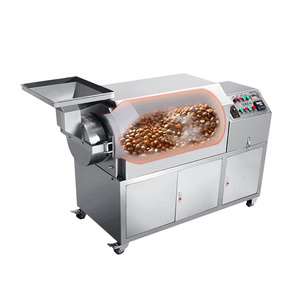 full automatic stainless steel cashew nut roasting machine/chestnut corn roaster equipment price