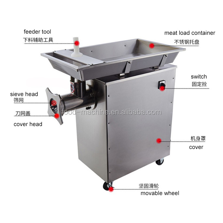 Affordable Industrial Electric Sausage Pork Grinding Machine Beef Stuffer Meat Grinder