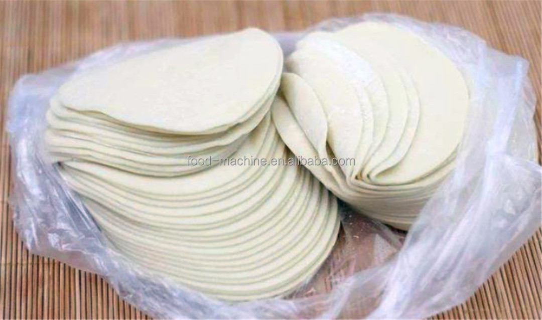 Small Automatic Spring Roll Samasa Wonton Pelmeni Pierogi Wrapper Dumpling Skin Making Machine