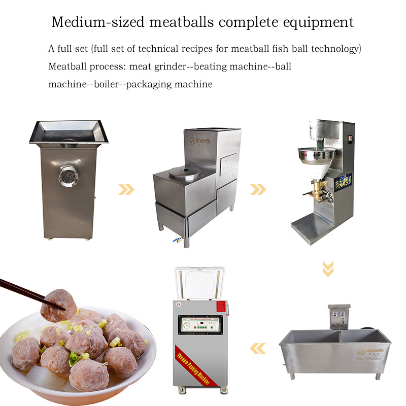 Commercial Automatic Stuffed Fishball Maker Meat Ball Fish Ball Rolling Making Processing Machinery Meatball Forming Machine