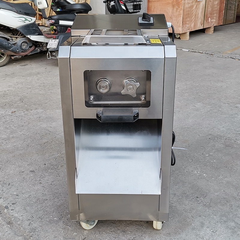 Frozen fish pork diced chicken breast cube cutting machine electric meat cube cutting machines / chopped meat machine