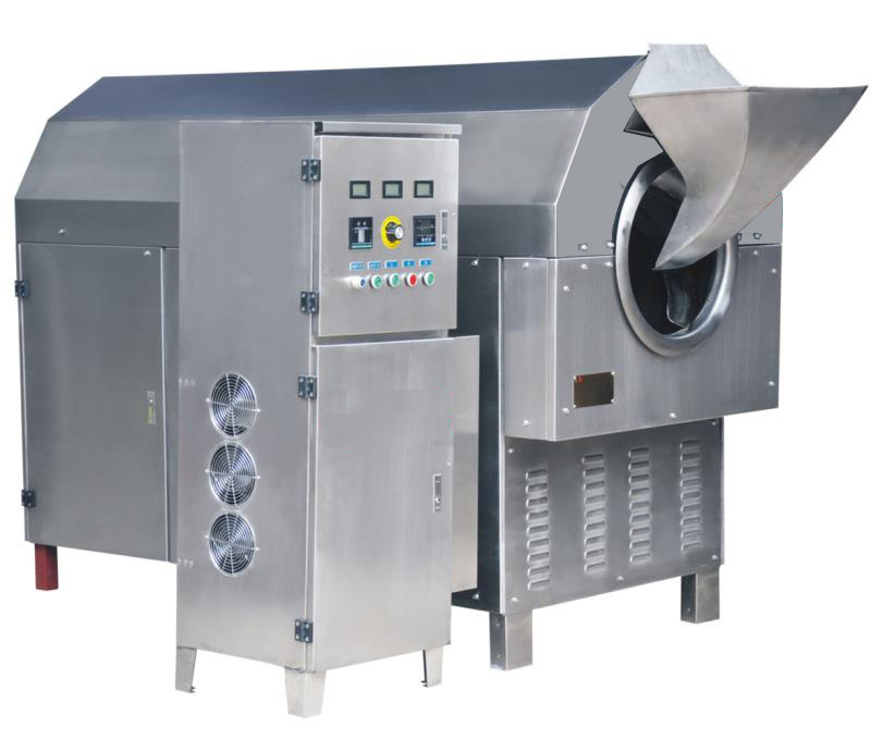 Automatic Electric Cashew Nut Roaster Almond Cocoa Bean Peanut Corn Grain Roasting Machine Price