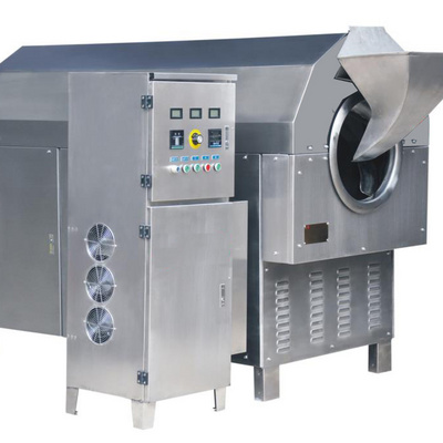 Automatic Electric Cashew Nut Roaster Almond Cocoa Bean Peanut Corn Grain Roasting Machine Price