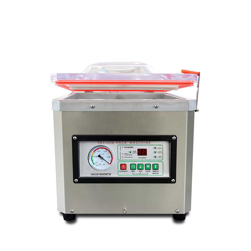 Desktop food vacuum packaging machine food vacuum packaging machine China fresh fruit manual food tray sealing machine, high qua