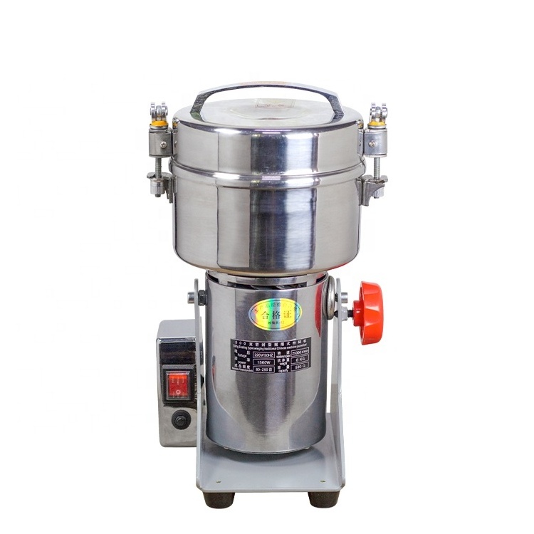 stainless steel swing type powder mill grinder for chilli herbs cereals wheat flour rice powder