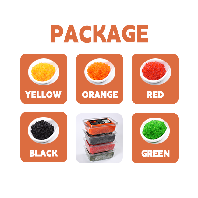 manufacturer supply  multi-colored  Ebiko/herring fish roe for sushi