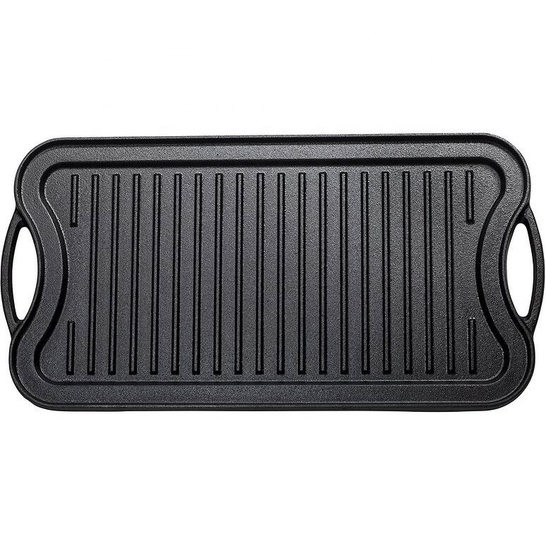 Solution Prestige Reversible Bbq Grill Cast Iron Cookware Vegetable Oil Griddle Pan For Amazon