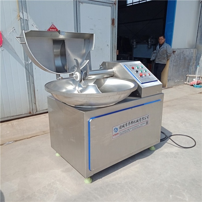 Automatic Large Capacity Sausage Used Fresh Meat Bowl Cutter Food Processing Equipment