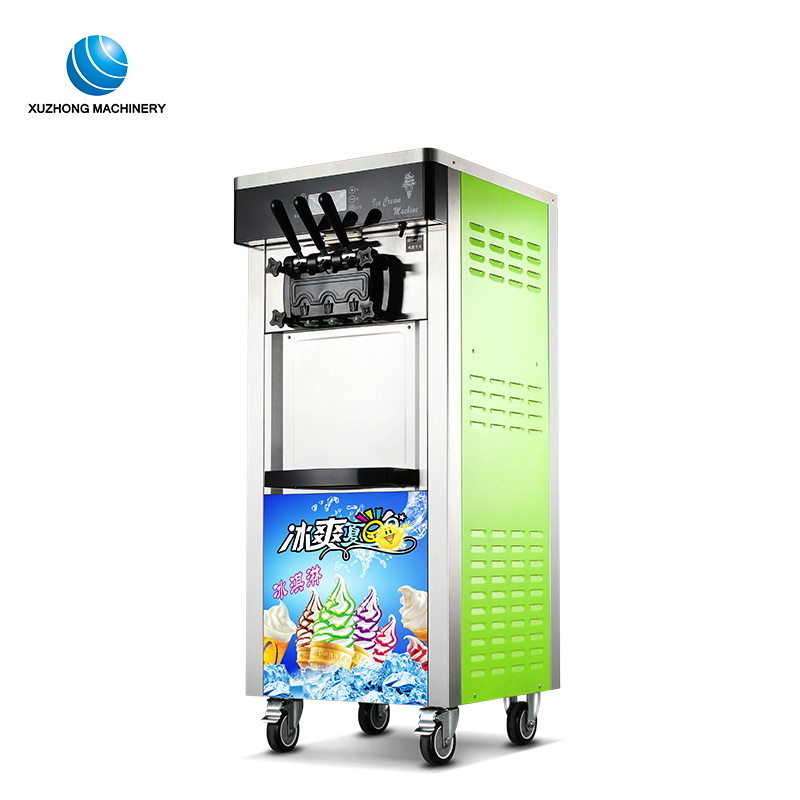 Factory Price Icecream Machine Milk Ice Cream Machine For Small Business 3 Flavor Commercial Soft Serve Ice Cream Making Machine