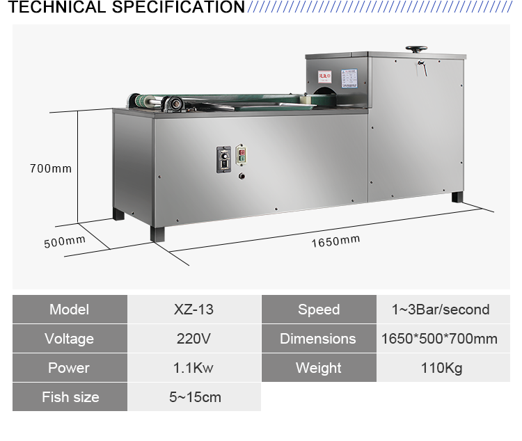 durable small fish killing/gutting/cleaning machine with reasonable price