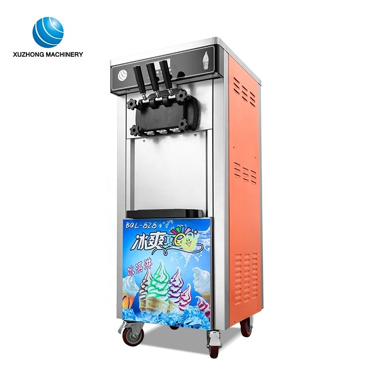 Good Quality Soft Serve Ice Cream Maker Machine 3 Flavor Fruit Commercial Ice Cream Making Machine Icecream Machine