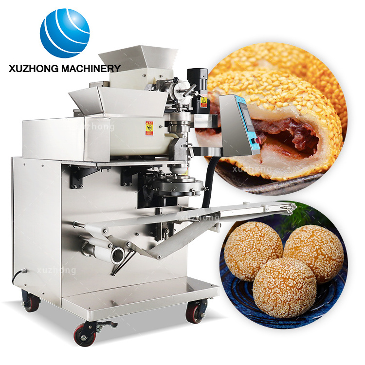 Glutinous Rice Balls Mochi Filling Machine Banh Bao Chi Machine Snowball Mochi Daifuku Mochi Luo Mai Chi Encrusting Machine