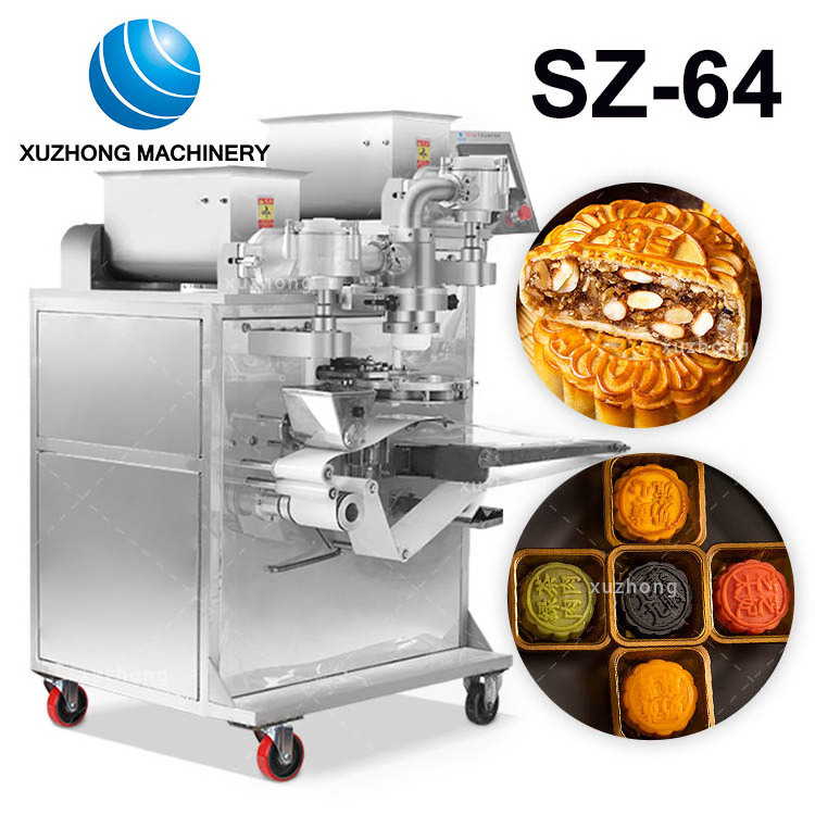 Stainless Steel Automatic Mooncake Encrusting Machine Kebbe Kibbeh Kubba Falafel Filling Making Maker Machine Dim Sum Machine