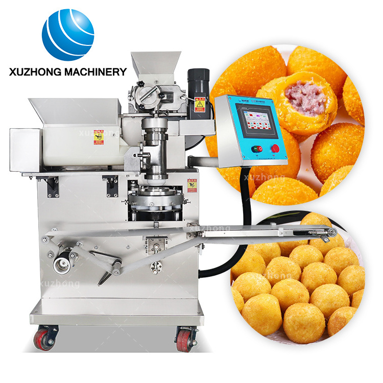 Glutinous Rice Balls Mochi Filling Machine Banh Bao Chi Machine Snowball Mochi Daifuku Mochi Luo Mai Chi Encrusting Machine