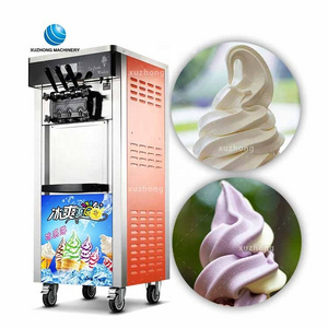 Commercial Soft Ice Cream Machine 3 Flavors Ice Cream Making Machine Icecream Machine