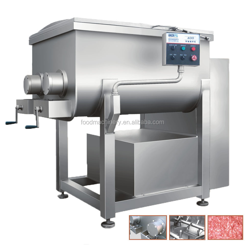 high efficiency vacuum sausage meat mixer 400L minced mixing machine