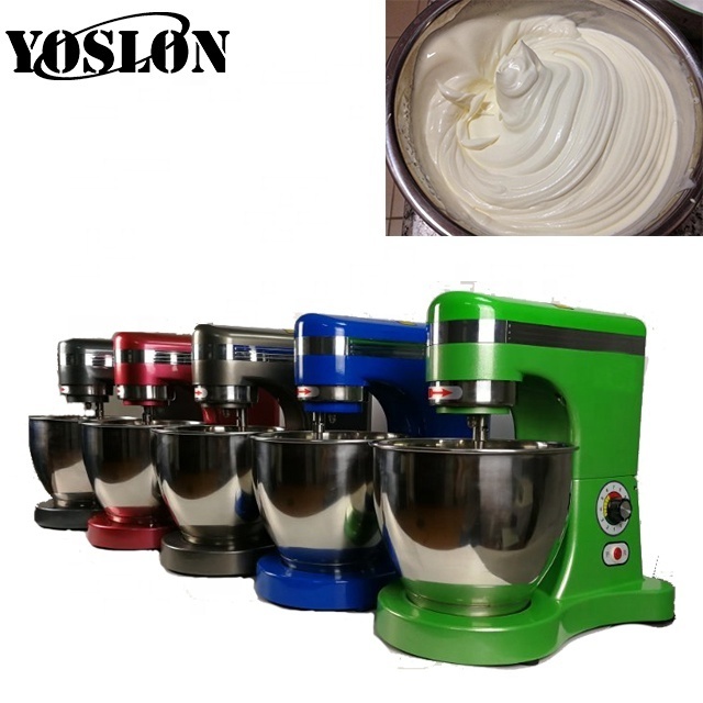 Yoslon 5L 7 Liters Planetary Cake Mixer milk Food Dough Mixer For Bakery mixer/