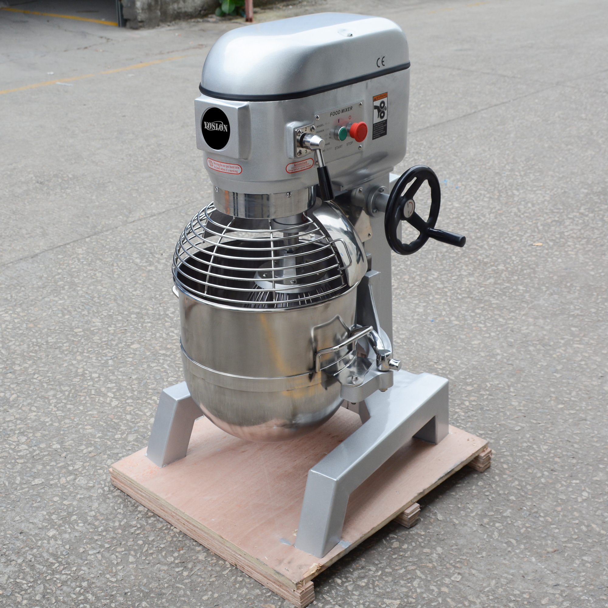 Yoslon Industrial YB-40 40L Food Cake Dough Mixer Planetary Mixer