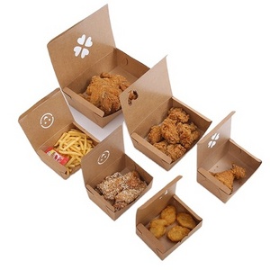 Restaurant take out roll away fc0 fc1 fc2 fc3 fried chicken wing takeaway boxes take out hot fast box packaging