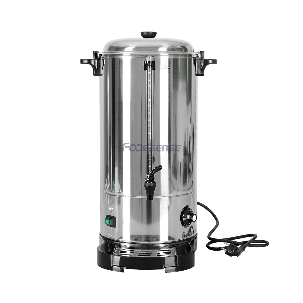 20L Commercial Grade Stainless Steel Percolator Coffee Maker Hot Water Boiler Urn for Catering