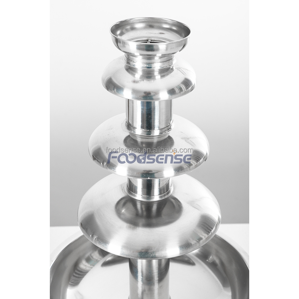 Commercial Stainless Steel Chocolate Fondue Fountain Chocolate Fountain Cheese Heated Melting Machine For Party Restaurant