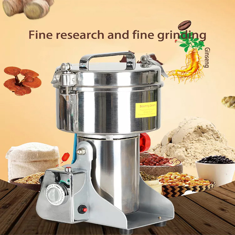 Professional Electric Dry Herb Grinder spice machine flour mill Food Pepper Chili Grinding Machine