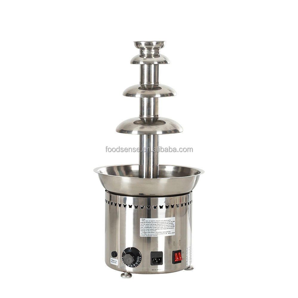 Commercial Stainless Steel  Chocolate Fountain Chocolate Cheese Heated Melting Machine For Serving Chocolate fondue