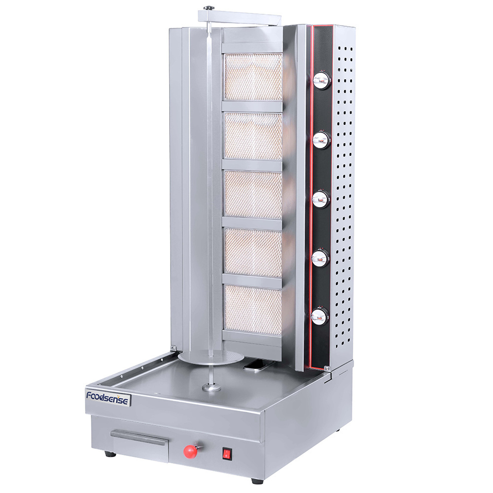 2022 Commercial Full Automatic Electric Electric Toaster Chicken Doner Kebab Stainless Steel Shawarma Machine