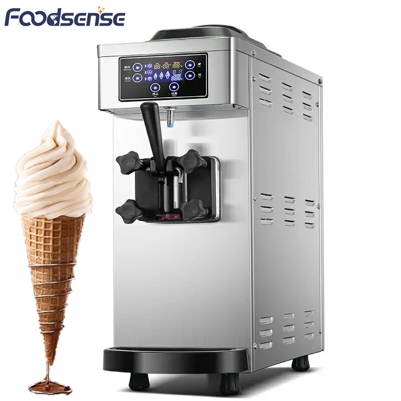 Stainless steel Hot Sale Floor Standing Ice Cream Machine Frozen Yogurt Ice Cream Maker soft serve ice cream machine commercial