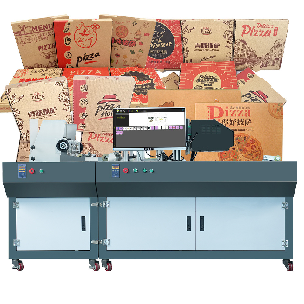 Foofon Multiple Size Print Width Kraft paper printer paper bag printing machine cardboard printing machine