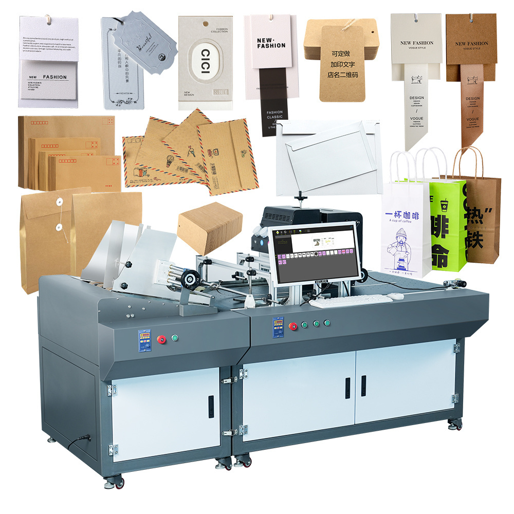 Foofon continuous printing cardboard printer one pass printer carton paper cup printer