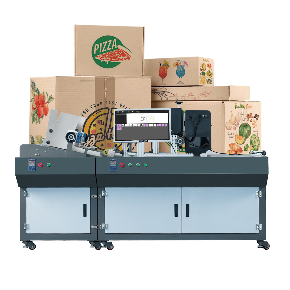 Foofon Factory direct sales single pass digital printer paper cup printer pizza box printing machine