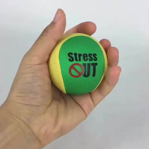 Stress Reliever Silicone Balls Toy Round Stress Reliever Fabric Bouncing Ball Stress Relief Toy For Kids And Adults