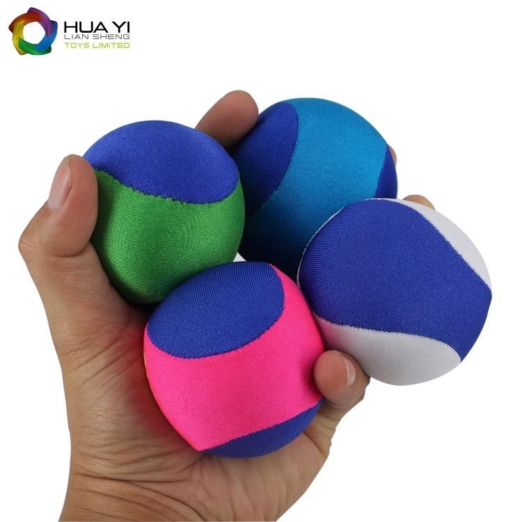 Custom Colorful Soft TPR Water Skipping Skim Ball Beach Ball Splash Grip Water Bounce Ball